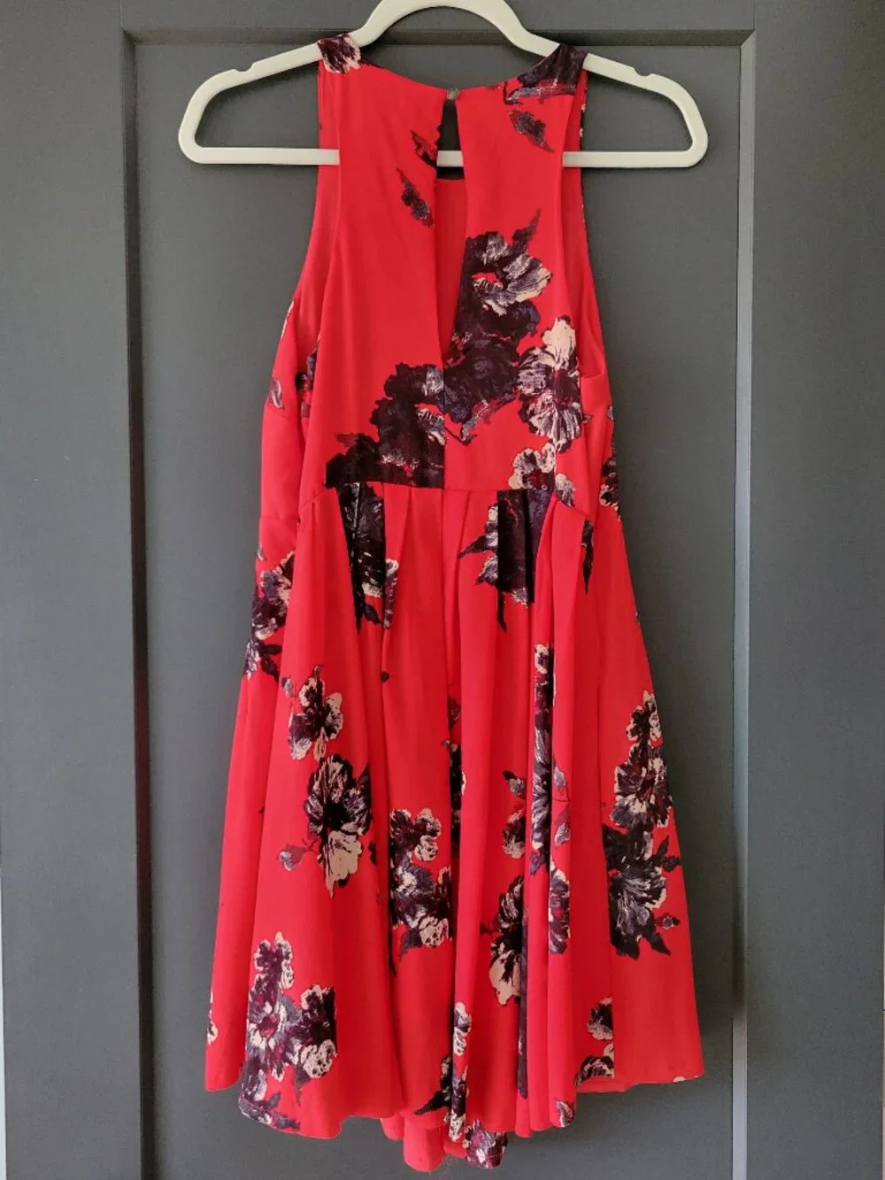 Free People Flutterby Dress - Red Floral  in like new condition!
